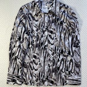 European ERFO, fitted, button-up shirt, cotton, Size 10 (Euro 42)